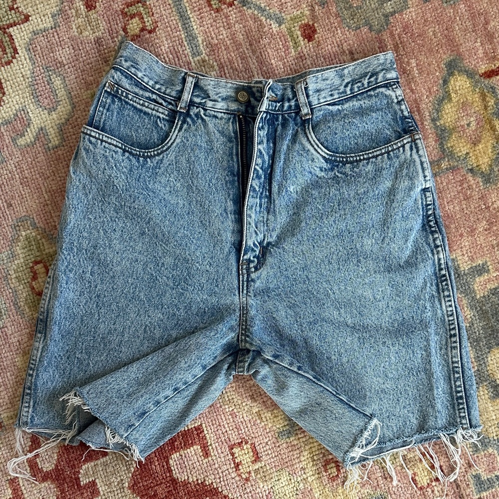 Vintage Long Denim Shorts